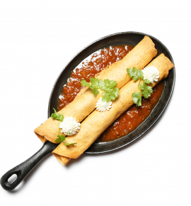 ENCHILADAS WITH bacon
